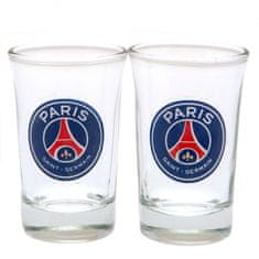 FOREVER COLLECTIBLES Poldecák 2ks PARIS SAINT-GERMAIN F.C. 2pk Shot Glass Set