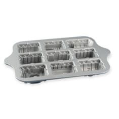 NordicWare Forma na bábovky VLÁČIK plát s 9 formičkami vagónikov