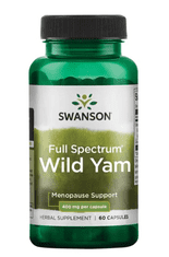 Swanson Full Spectrum Wild Yam (Smlditec chlpatý), 400 mg, 60 kapsúl