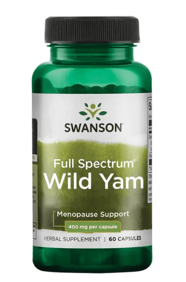 Swanson Full Spectrum Wild Yam (Smlditec chlpatý), 400 mg, 60 kapsúl
