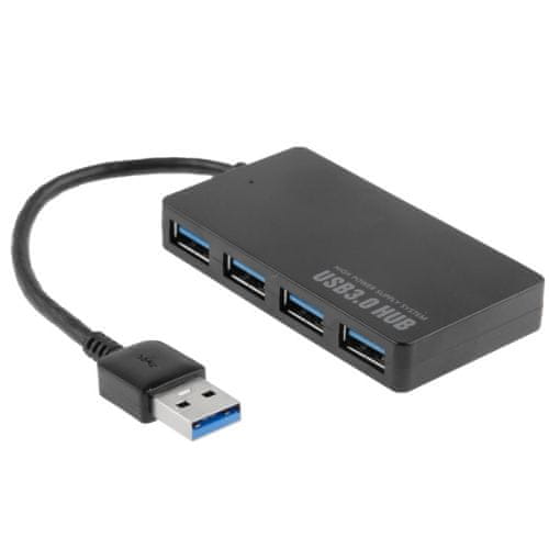 Northix USB 3.0 Hub so 4x USB portami (vysokorýchlostný) - až 5 Gbps