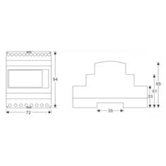 Eastron SDM630-Modbus V3 3F multifunkčný elektromer