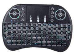 Sobex Bezdrôtová mini klávesnica s podsvieteným tv led