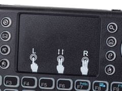 Sobex Bezdrôtová mini klávesnica s podsvieteným tv led