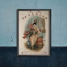 Vintage Posteria Plagát na stenu Plagát na stenu Klenotníctvo Bao Cheng A4 - 21x29,7 cm