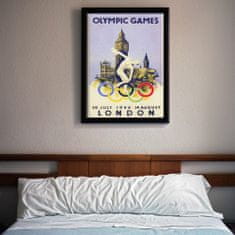 Vintage Posteria Retro plagát Retro plagát Olympijské hry v Londýne A2 - 42x59,4 cm