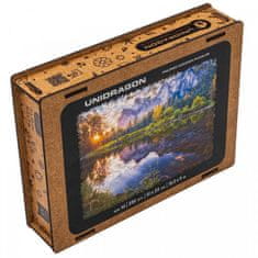 Unidragon dřevěné puzzle - Jezero velikost M