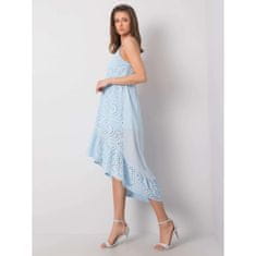 Och Bella Dámske rifľové šaty Clover OCH BELLA blue TW-SK-BI-25480.93_364452 L
