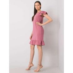 FANCY Dámske volánové šaty CANDANCE ružové FA-SK-7173.28P_366880 Univerzálne