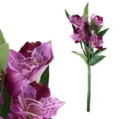 Autronic Alstromeria, kvetina umelá, farba fialová