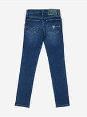 Guess Tmavomodré dievčenské skinny fit rifle Guess 122