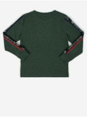 Levis Čierno-zelené chlapčenské tričko s dlhým rukávom Levi's 128