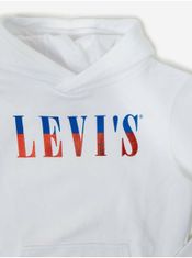 Levis Biela chlapčenská mikina s kapucňou Levi's 176