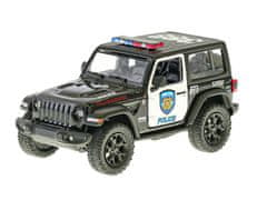 Mikro Trading Policajné auto Jeep Wrangler 12,5 cm kov na zadnej strane