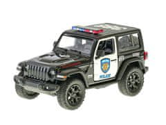 Mikro Trading Policajné auto Jeep Wrangler 12,5 cm kov na zadnej strane