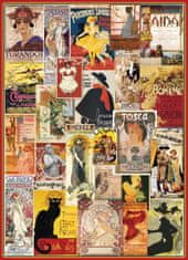 EuroGraphics Puzzle Vintage plagáty z opery a divadla 1000 dielikov