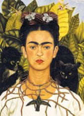 EuroGraphics Puzzle Portrét Frídy Kahlo s tŕňovým náhrdelníkom 1000 dielikov