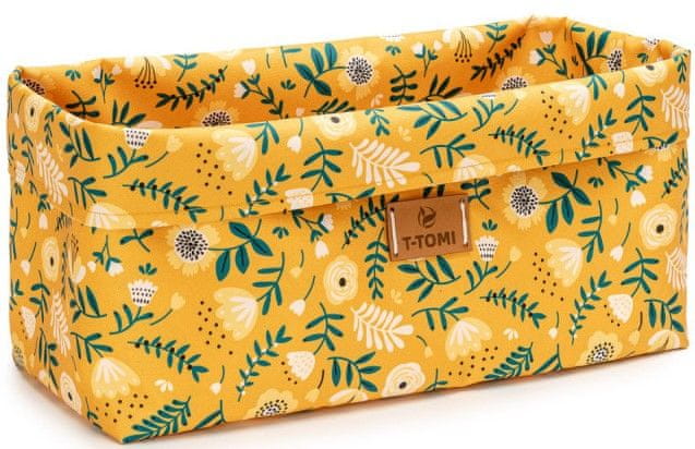 T-tomi Long Baggie Mustard flowers