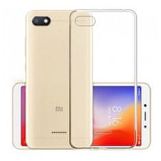 MobilMajak MG Obal / kryt pre Xiaomi Redmi 6A transparentný - Ultra Slim 0,5 mm