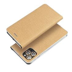 FORCELL Puzdro / obal na Samsung Galaxy A13 5G / A04S zlatý - kniha Luna Book