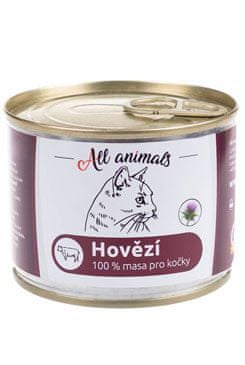 All Animals CAT hovädzie mleté 200g