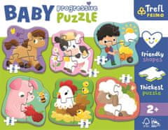 Trefl Baby puzzle Farma 6v1 (2-6 dielikov)