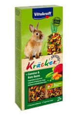 Vitakraft Rodenta Rabbit poch.Kräcker ziel, červ.řepa 2ks