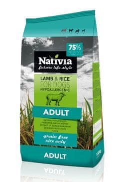 NATIVIA Nativite Dog Adult Lamb & Rice 3kg