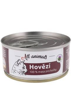 All Animals CAT hovädzie mleté 100g