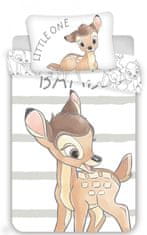 Jerry Fabrics Detská prikrývka na posteľ Disney Bambi Little One 100×135 cm, 40×60 cm