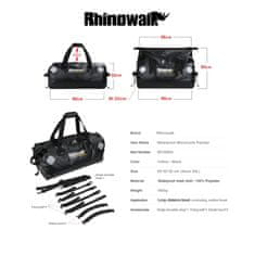 Rhinowalk taška na motorku 65L