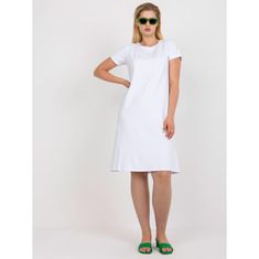 RELEVANCE Dámske šaty s volánom na chrbte bavlnené plus size ROS white RV-SK-7912.10P_387537 Univerzálne