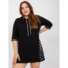 RELEVANCE Dámske plus size šaty s potlačou ANISE čierne RV-SK-7784.05P_386952 Univerzálne