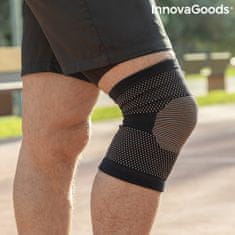 InnovaGoods Spevňujúca ortéza na koleno s medenými výstužami a bambusovým uhlím Kneecare, S