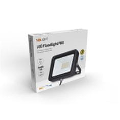 Solight LED reflektor PRO 50W/230V/4250Lm/5000K/120°/IP65, čierny
