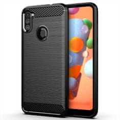 FORCELL Obal / kryt pre SAMSUNG Galaxy A11 čierny Forcell CARBON