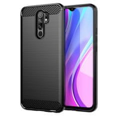 FORCELL Obal / kryt pre Xiaomi Redmi 9 čierny - Forcell CARBON Case