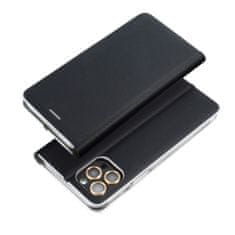 FORCELL Puzdro / obal pre Samsung Galaxy S20 Ultra čierne - kniha Luna Book Silver