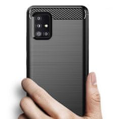 FORCELL Obal / kryt pre Samsung Galaxy A51 5G čierny - Forcell Carbon