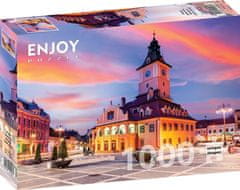 ENJOY Puzzle Radničné námestie, Brašov, Rumunsko 1000 dielikov