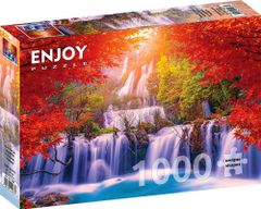 ENJOY Puzzle Vodopád Thi Lo Su na jeseň, Thajsko 1000 dielikov