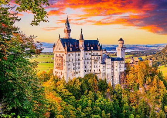 ENJOY Puzzle Zámok Neuschwanstein na jeseň, Nemecko 1000 dielikov