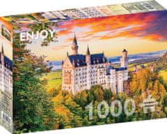 ENJOY Puzzle Zámok Neuschwanstein na jeseň, Nemecko 1000 dielikov