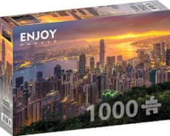 ENJOY Puzzle Hongkong za úsvitu 1000 dielikov