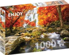 ENJOY Puzzle Jesenný vodopád 1000 dielikov