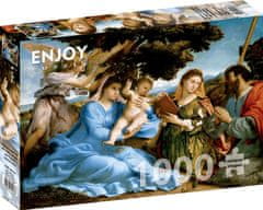 ENJOY Puzzle Madona s dieťaťom, svätou Katarínou a Tomášom 1000 dielikov