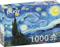 ENJOY Puzzle Vincent Van Gogh: Hviezdna noc 1000 dielikov