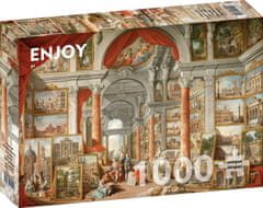 ENJOY Puzzle Paolo Panini: Pohľad na moderné Rím 1000 dielikov