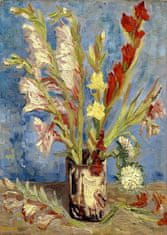 ENJOY Puzzle Vincent Van Gogh: Váza s gladiolami a čínskymi astrami 1000 dielikov