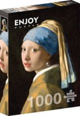 ENJOY Puzzle Johannes Vermeer: Dievča s perlou 1000 dielikov